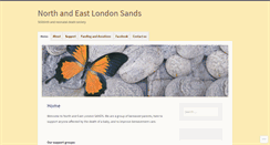 Desktop Screenshot of nelondonsands.org
